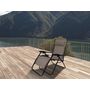 Voir la diapositive 2 : Habitat et Jardin Fauteuil de jardin relax zéro gravité  Sintra  - Taupe