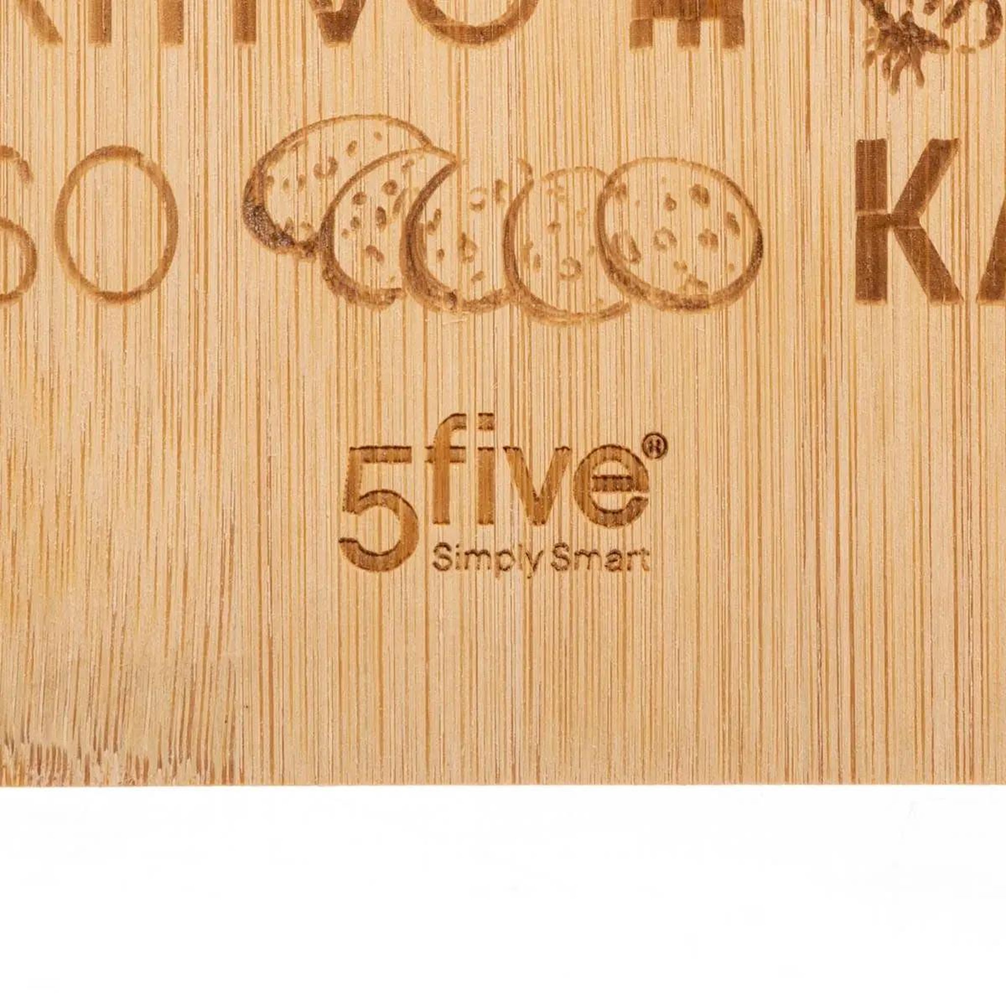Voir la diapositive 3 : FIVE Planche à Découper Bambou  Tapas  45cm Naturel