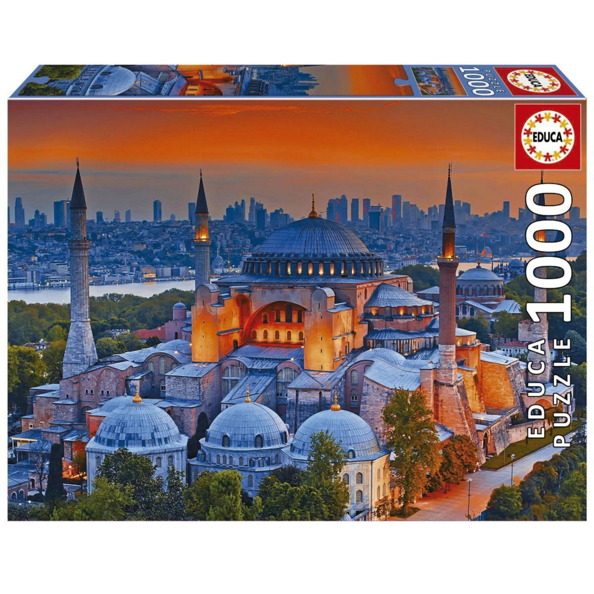 EDUCA Puzzle 1000 pcs - Hagia Sophia - Istanbul