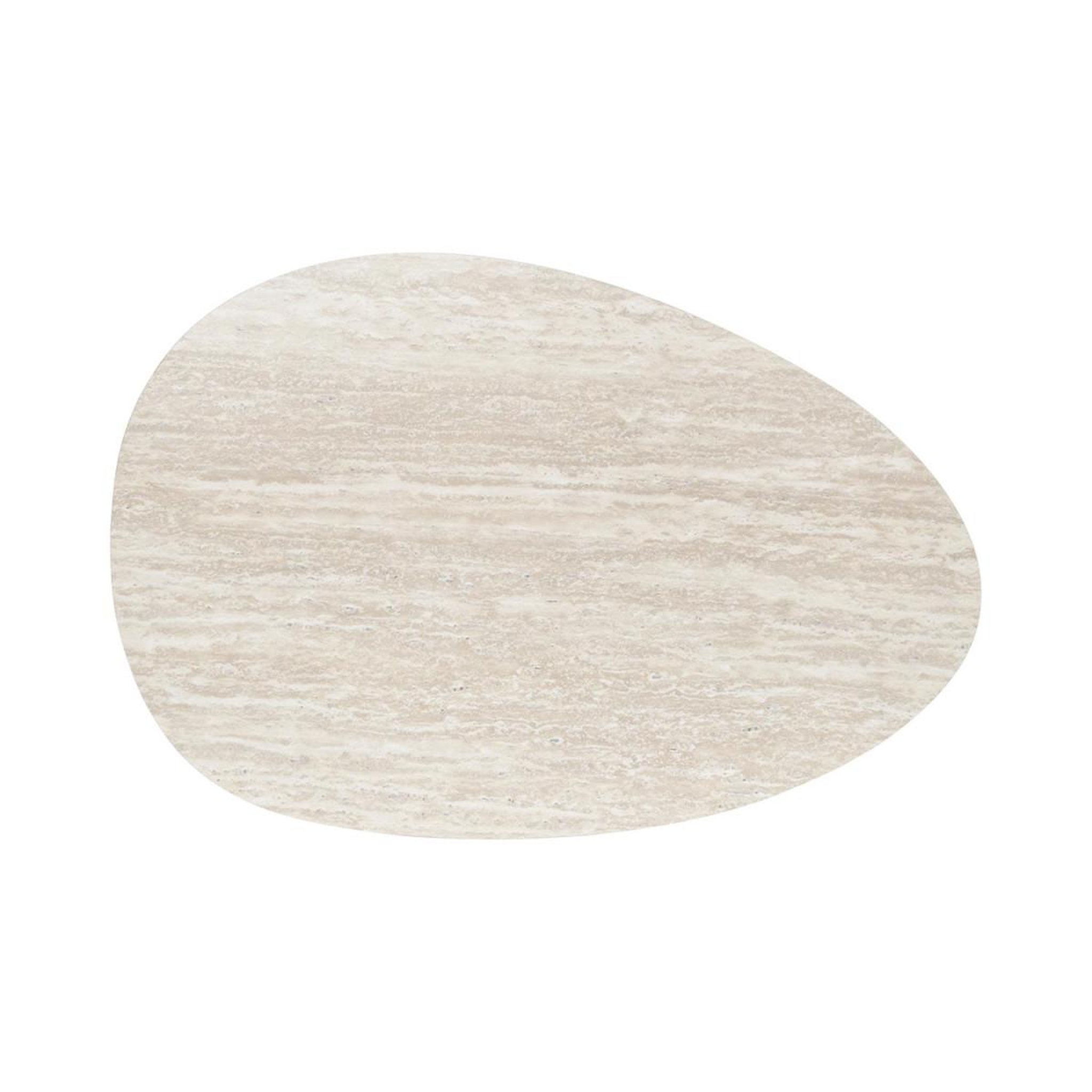 Voir la diapositive 3 : The Home Deco Factory Lot de 2 tables basses gigognes  galet  75cm beige