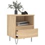 Voir la diapositive 4 : VIDAXL Table de chevet chene sonoma 40x35x50 cm bois d'ingenierie