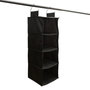 Voir la diapositive 1 : Paris Prix Rangement 5 Cases à Suspendre  Pliable  80cm Noir