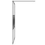 Voir la diapositive 4 : VIDAXL Paroi de douche Noir 140x195 cm Verre ESG transparent