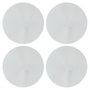 Voir la diapositive 1 : ATMOSPHERA Lot de 4 Miroirs Adhésifs  Rond  30x30cm Argent