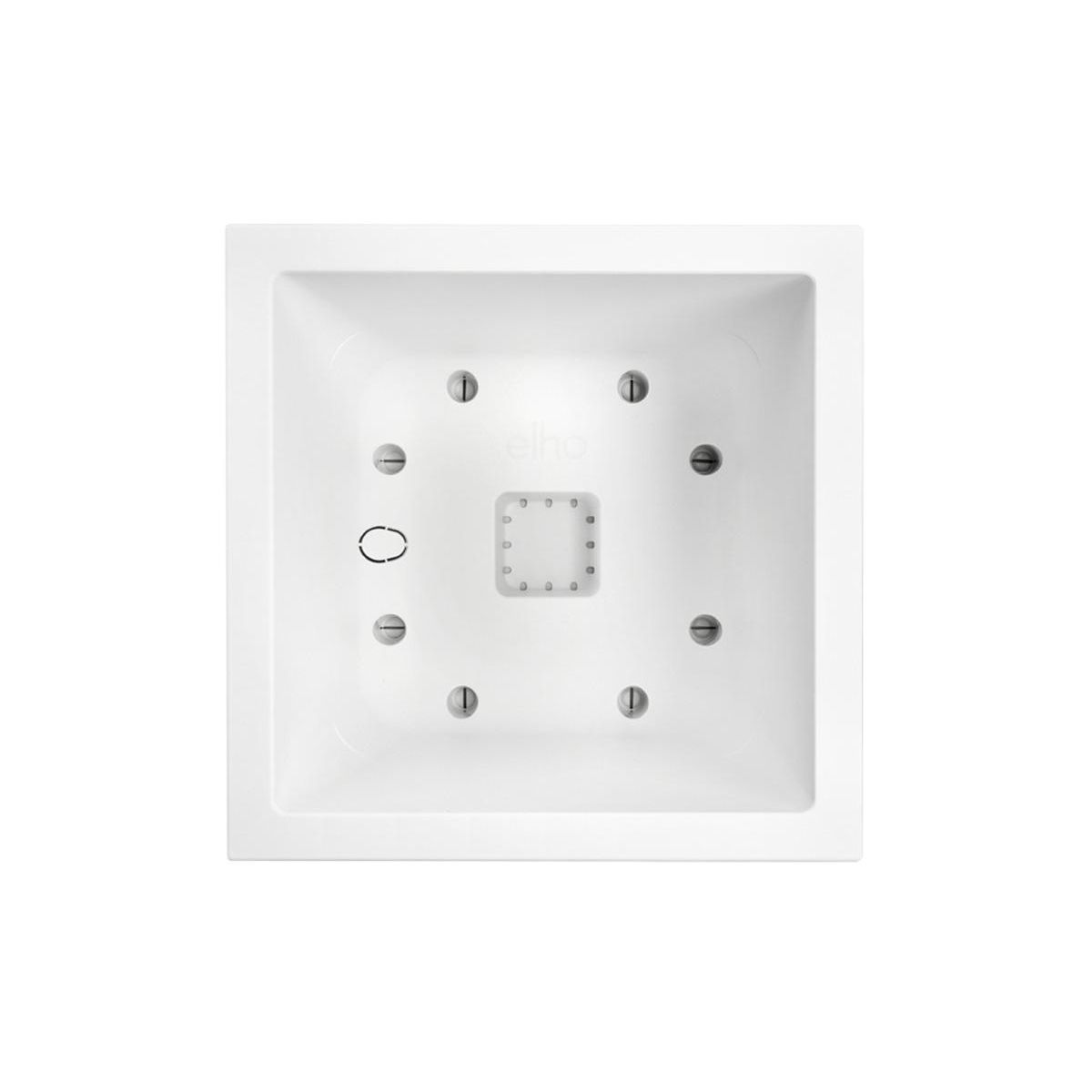 ELHO Jardinière carré en plastique 30 x 30 cm Elho Vivo Next Square blanc