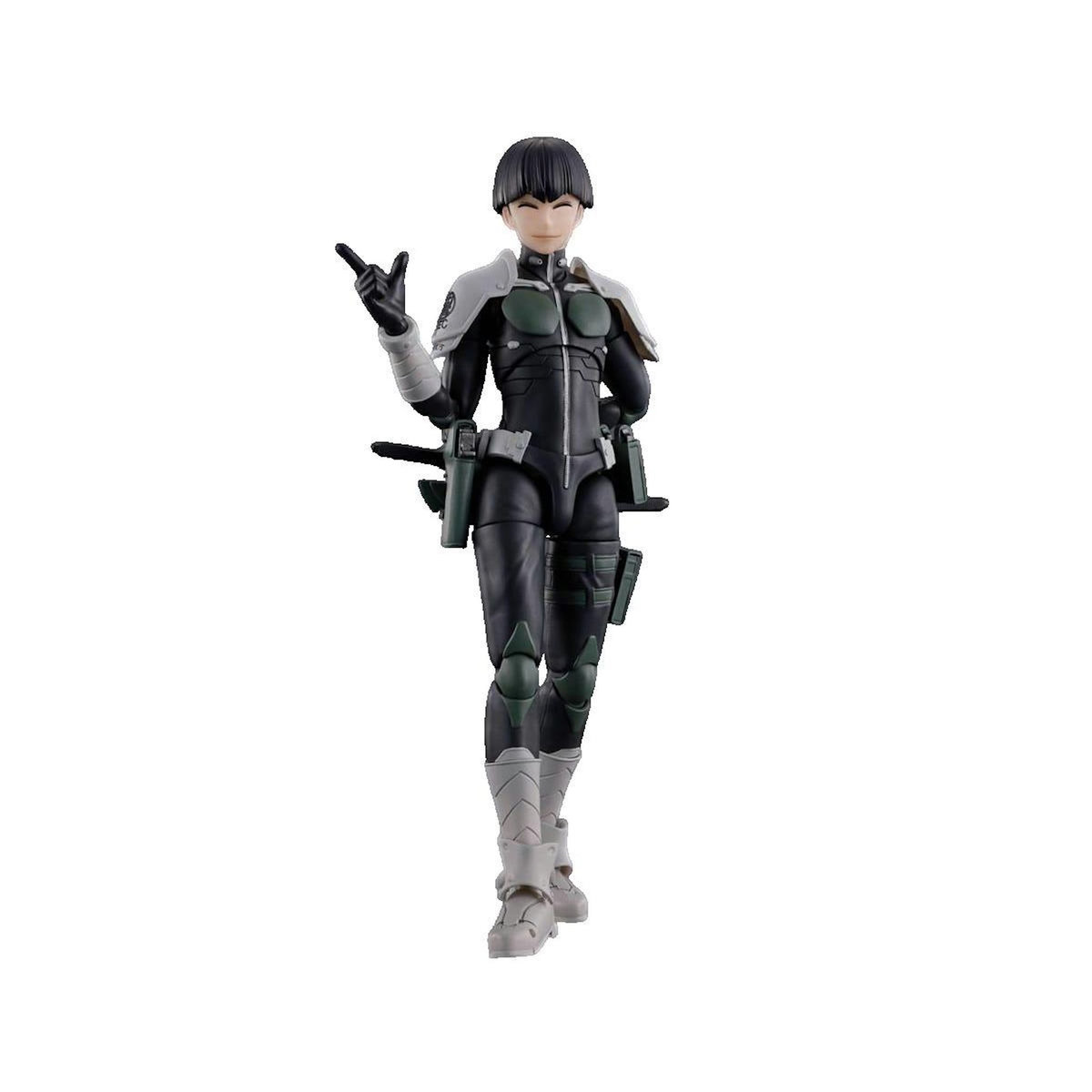 BANDAI Figurine Bandai Tamashii Nations Soshiro Hoshina articulée nuances de gris