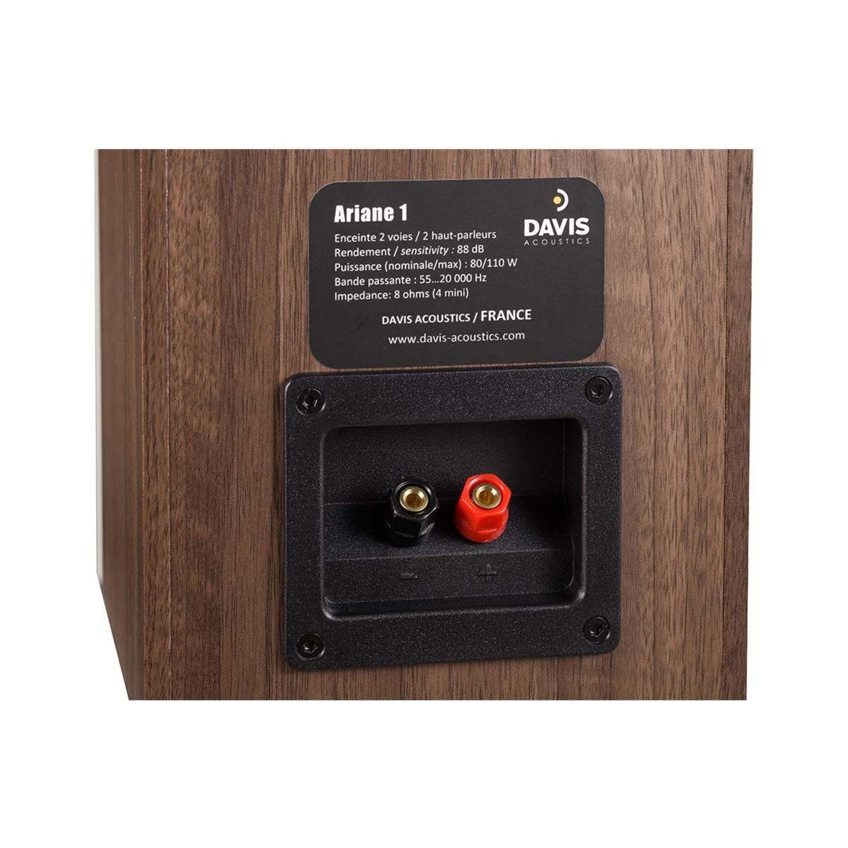 Davis Enceinte surround ARIANE 1 Noyer x2