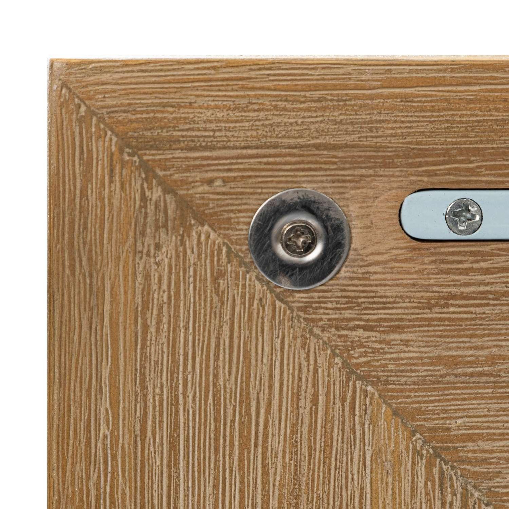 Voir la diapositive 6 : ATMOSPHERA Buffet 3 portes en verre et bois LOUSADA - Beige