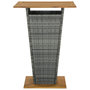 Voir la diapositive 4 : VIDAXL Ensemble de bar de jardin 3 pcs Gris