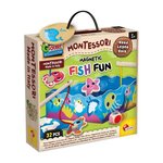 LISCIANI GIOCHI Magnetic Fish Fun - jeu d'apprentissage en bois - basé sur la méthode Montessori - LISCIANI
