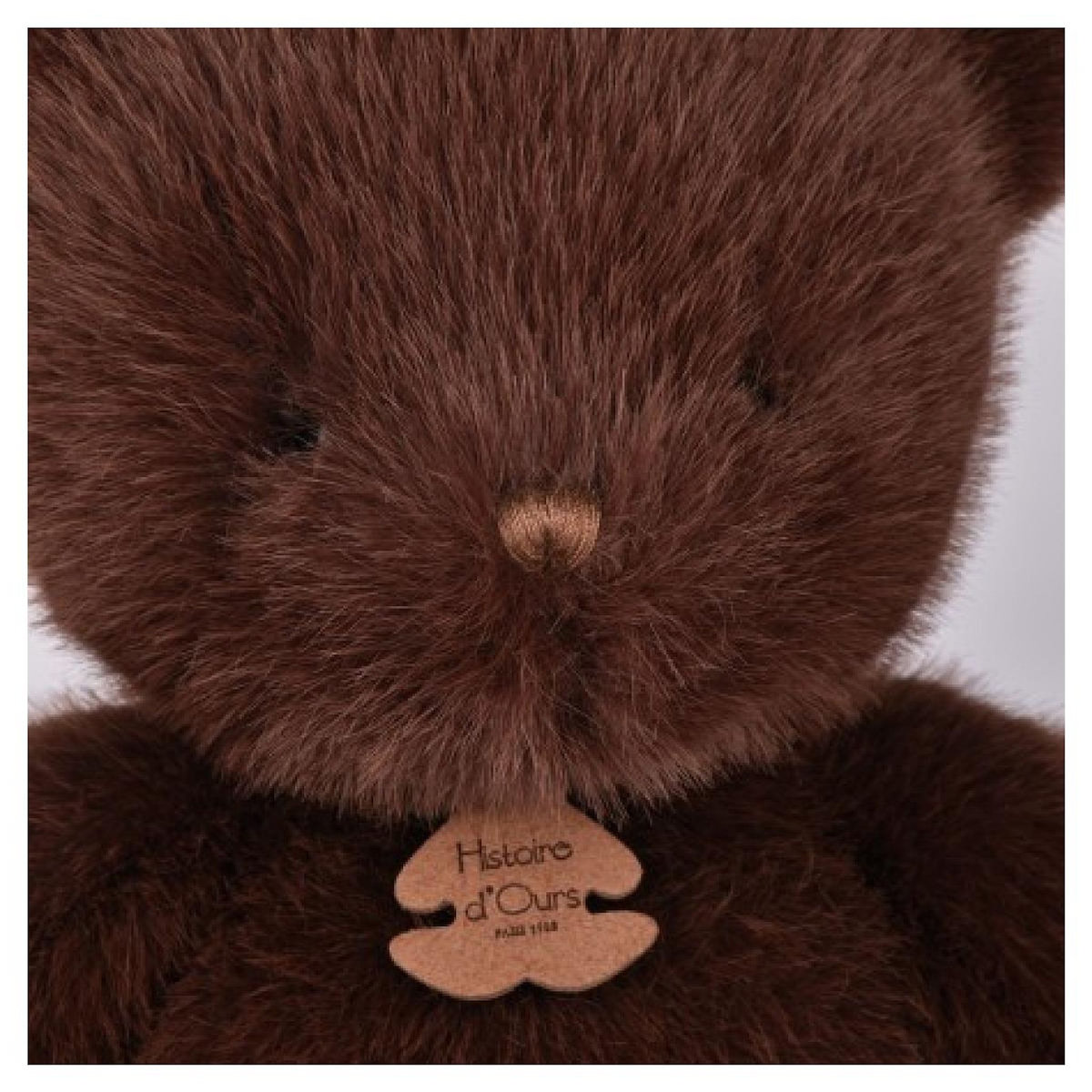 Histoire D'Ours Ours en peluche Clémentin Marron Chocolat - 38 cm