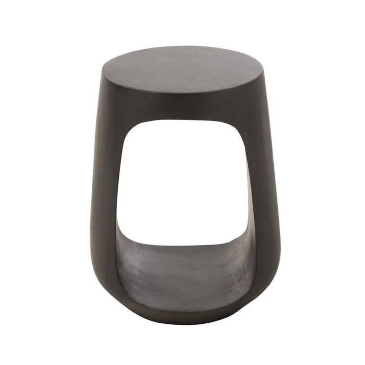 Paris Prix Table d'Appoint Design en Bois  Cave  46cm Noir