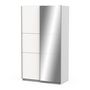 Voir la diapositive 2 : Armoire 2 portes coulissantes 1 miroir L120 cm THIBAULT