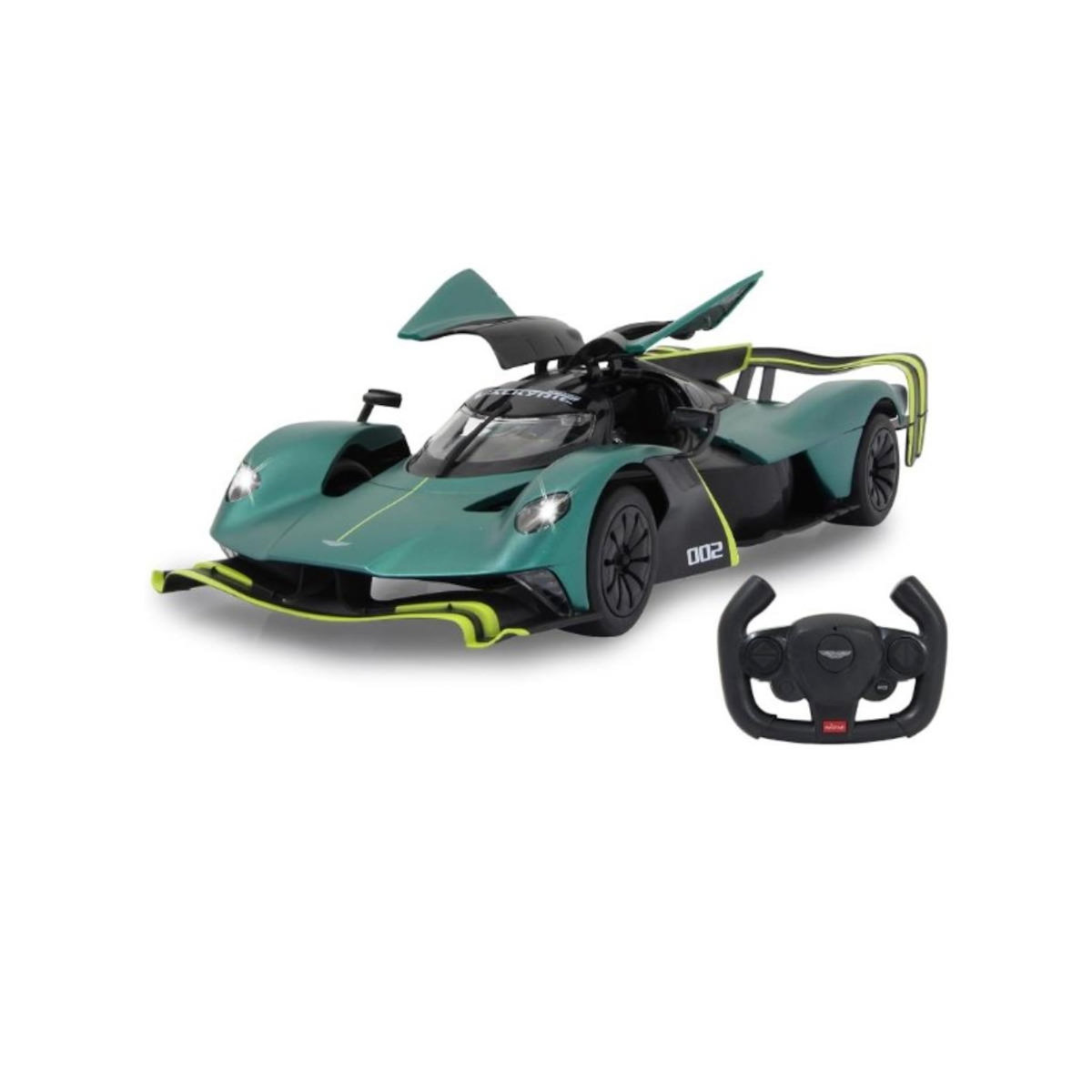 Jamara Voiture télécommandée Aston Martin Valkyrie AMR Pro 1:14 vert foncé grün 2,4GHz