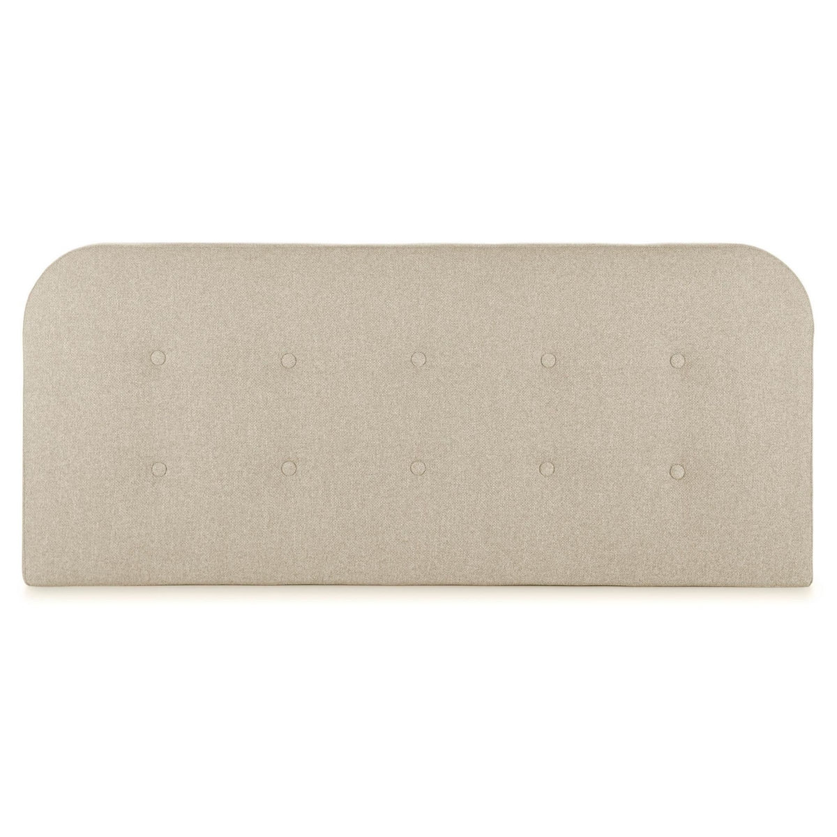 MARCKONFORT Tête de lit tapissée Saona 150x60 cm Couleur Beige, 8 cm d'épaisseur