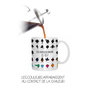Voir la diapositive 3 : Paris Prix Mug Magique  Monsieur & Madame®  12cm Blanc