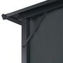 Voir la diapositive 5 : VIDAXL Tonnelle avec rideau Aluminium 4x3x2,6 m Noir