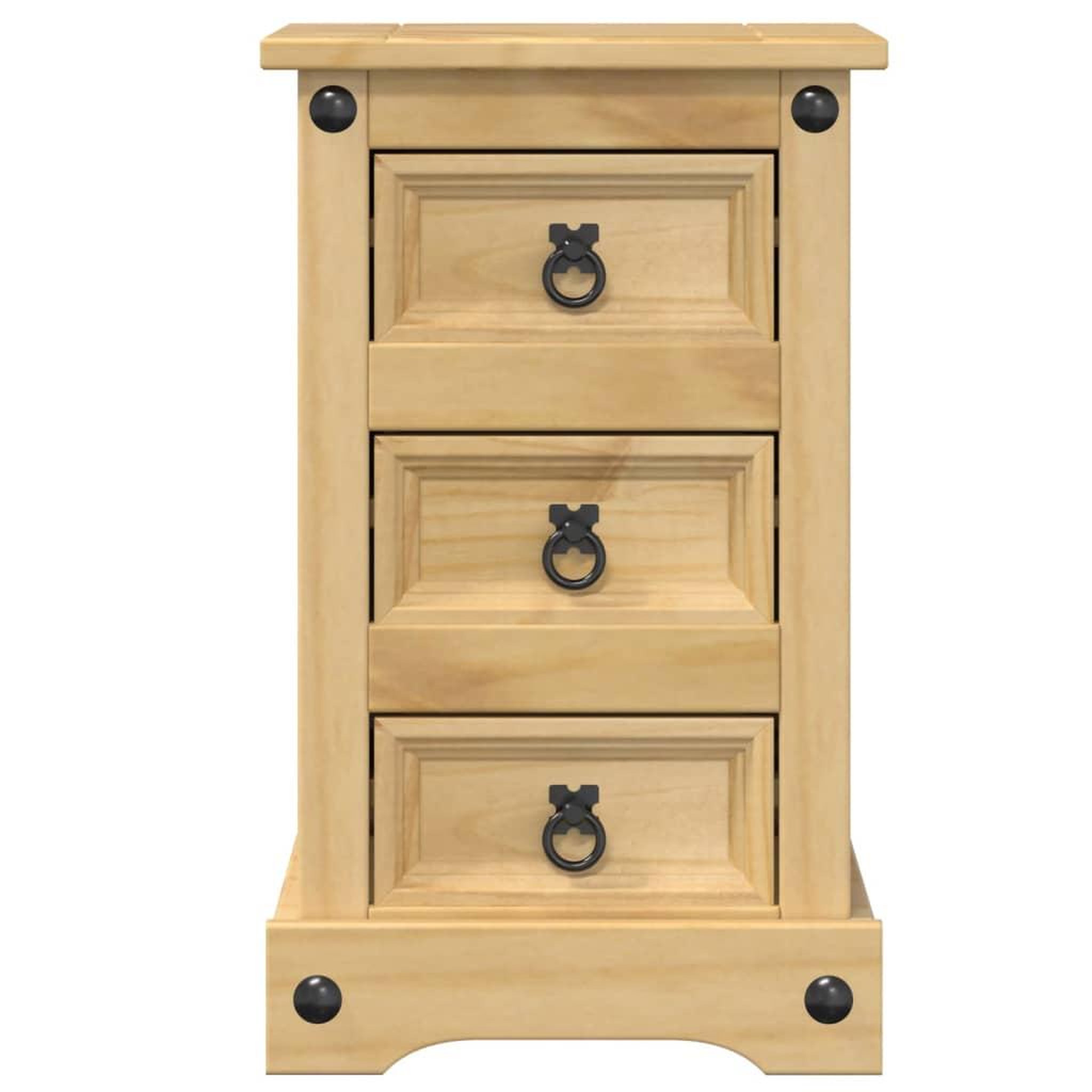 Voir la diapositive 4 : VIDAXL Table de chevet  35x32,5x58 cm bois de pin massif