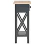 Voir la diapositive 4 : VIDAXL Table d'appoint Noir 27 x 27 x 65,5 cm Bois