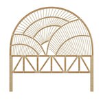 Rendez vous déco Tête de lit en rotin naturel 140 cm - Séléné. Coloris disponibles : Marron