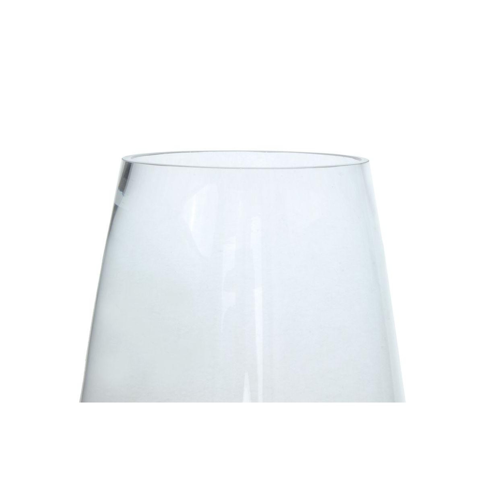 Voir la diapositive 2 : Paris Prix Vase design en verre  saigon  48cm transparent