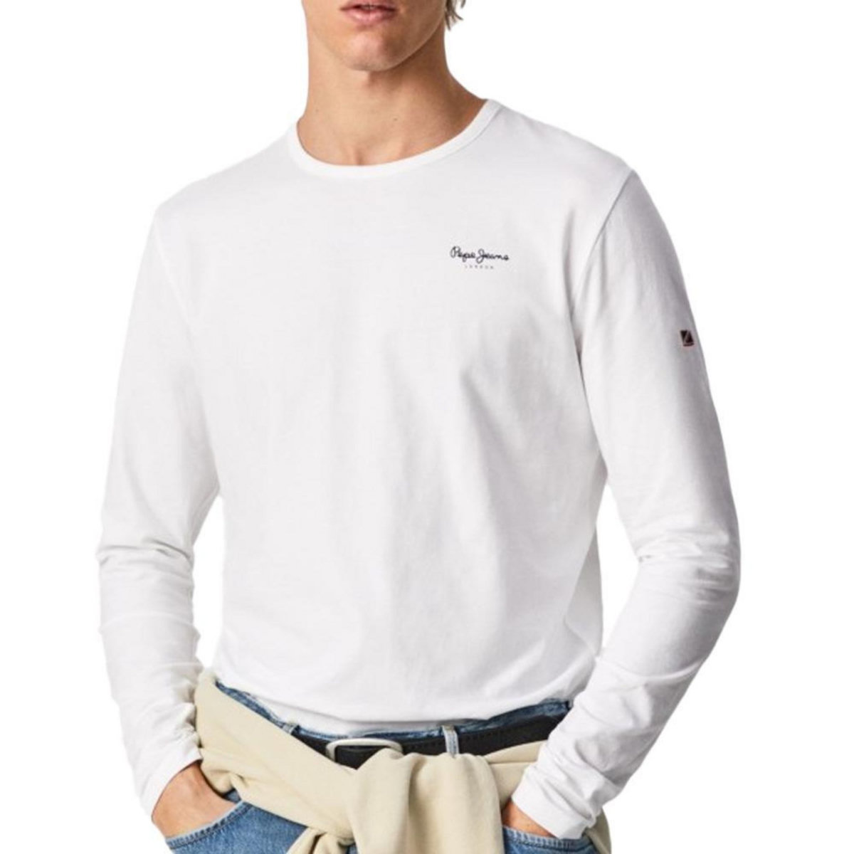 Pepe Jeans T Shirt Manches  ongues  Homme Pepe jeans Original Basic 2