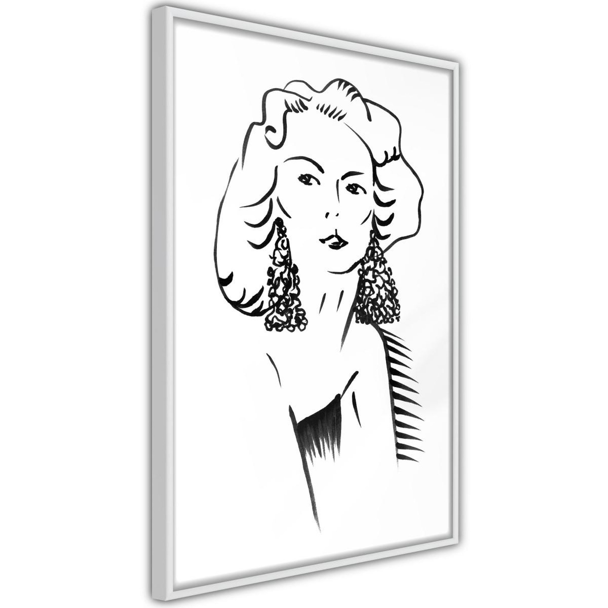 Paris Prix Affiche murale encadrée  hypnotic earrings