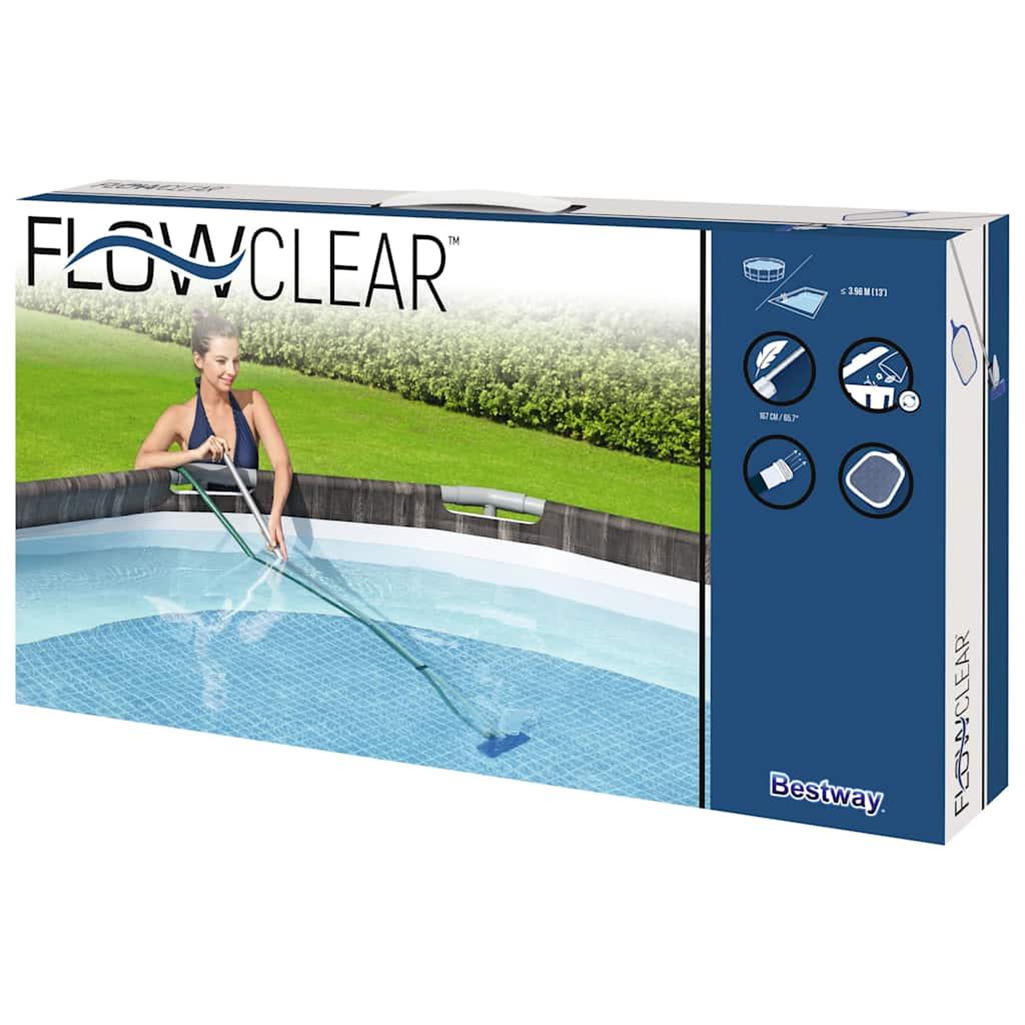 Voir la diapositive 4 : BESTWAY Bestway kit d'entretien de piscine hors sol flowclear