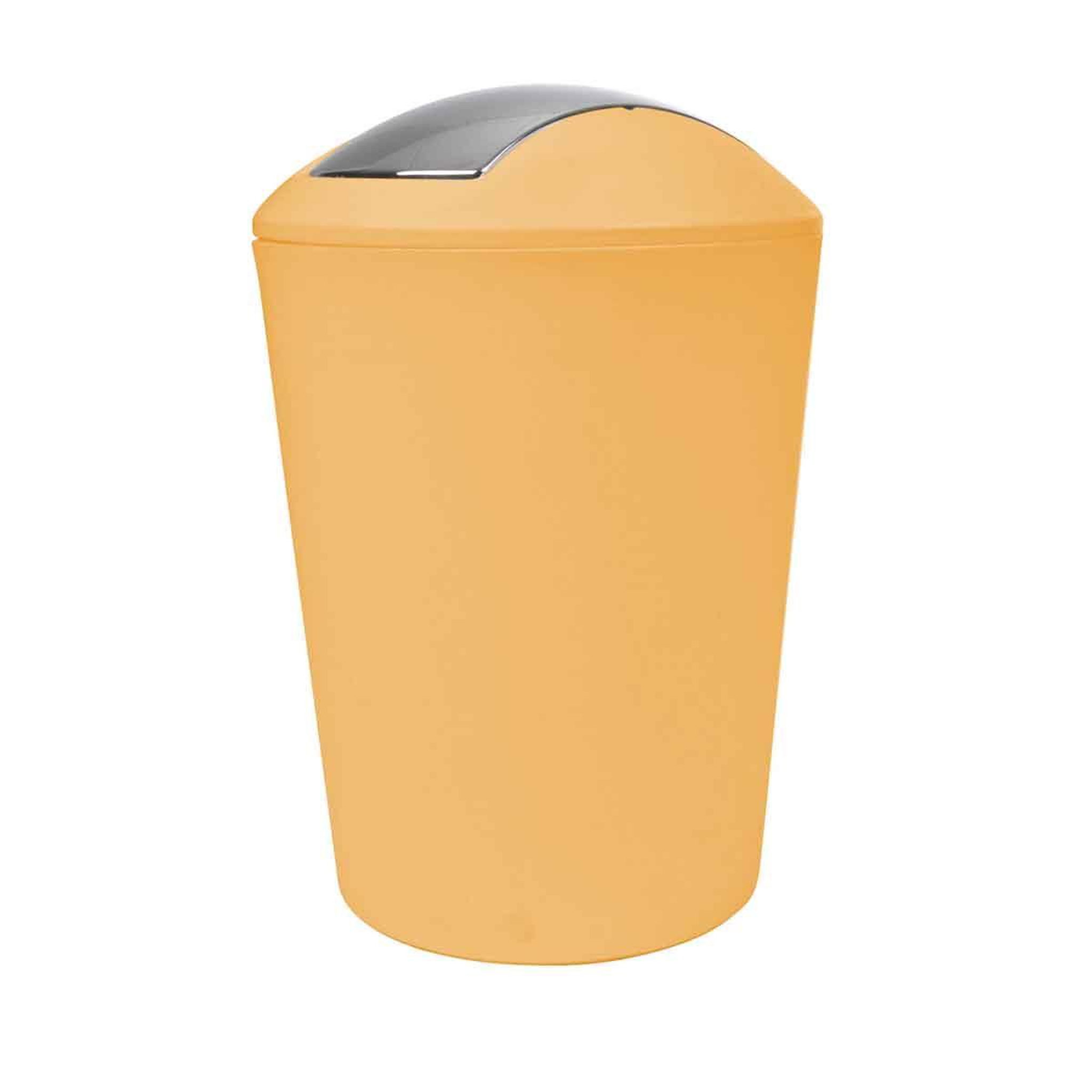 Douceur d'Intérieur Poubelle à bascule  vitamine  5,6l ocre