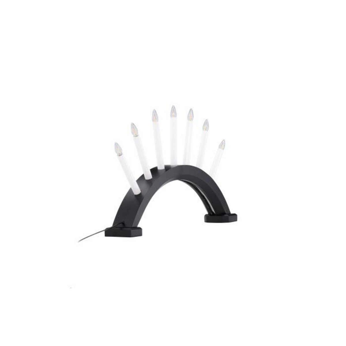 Paris Prix Lampe à Poser Bougeoir Design  Kebnekaise  55cm Noir