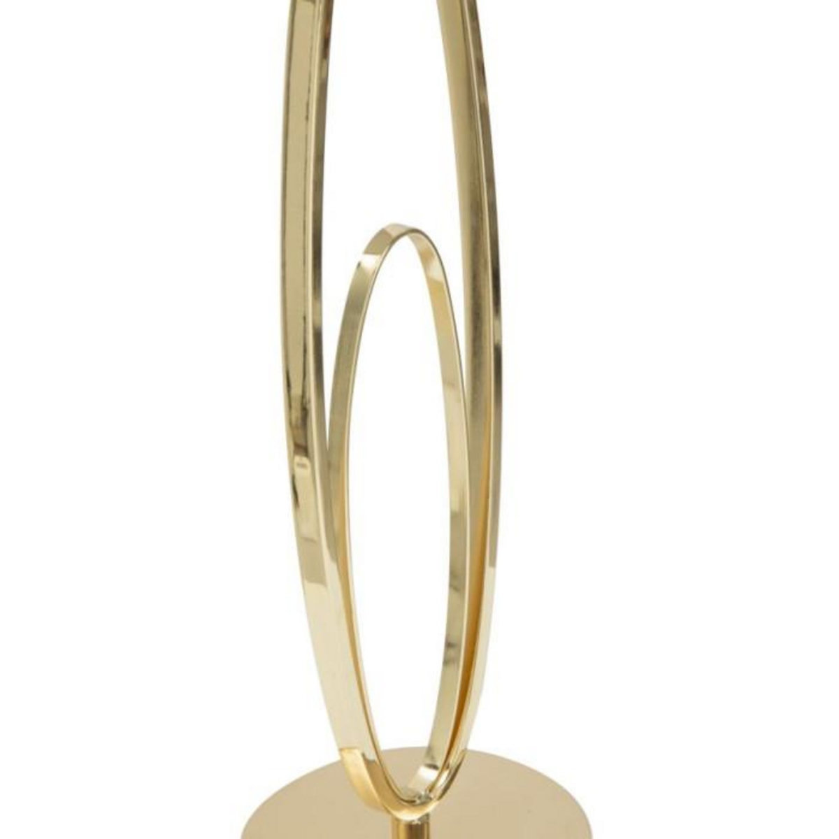 Paris Prix Lampe à Poser en Métal  Flush  58cm Crème & Or