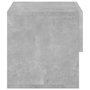 Voir la diapositive 6 : VIDAXL Table de chevet murale Gris béton