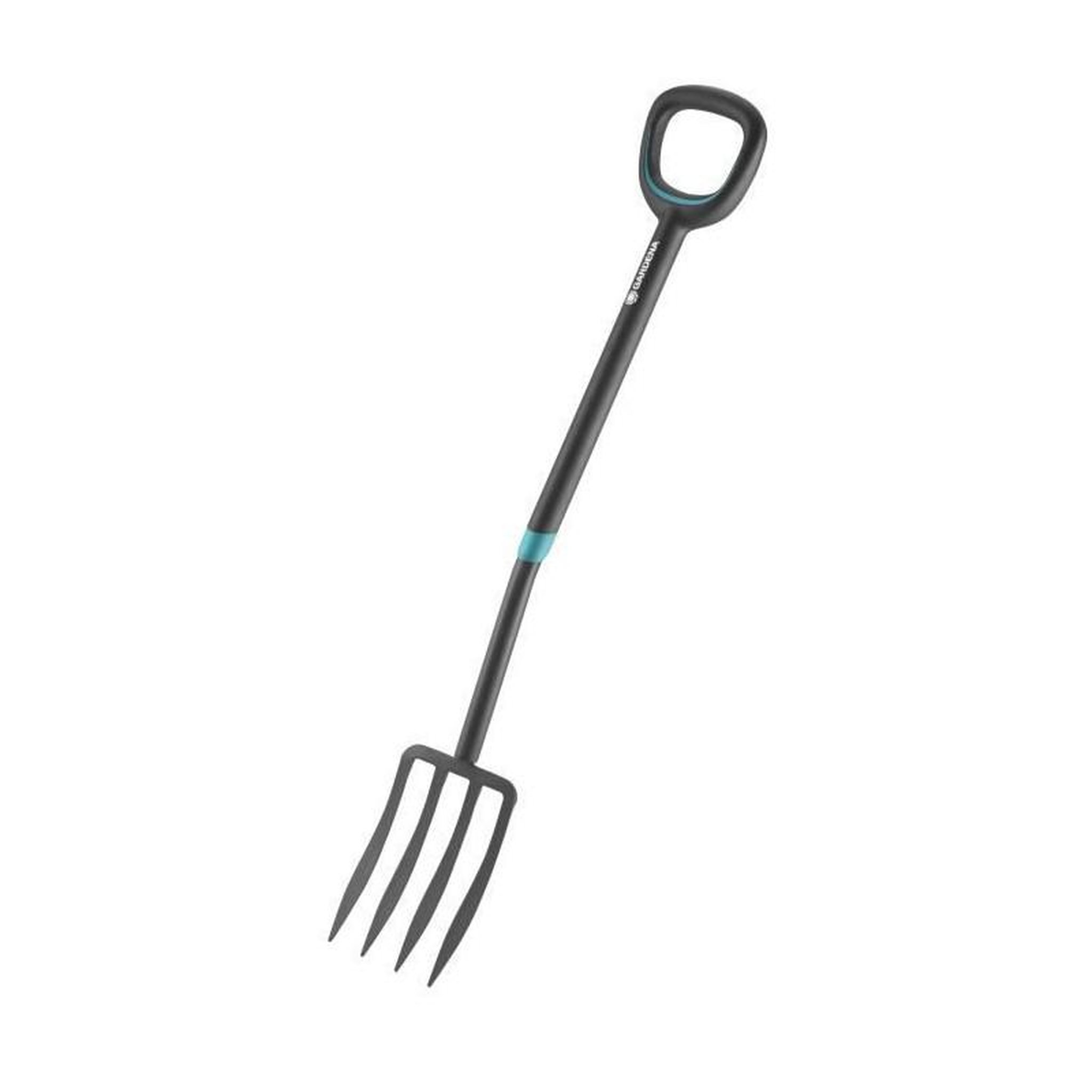 Voir la diapositive 2 : Gardena GARDENA Fourche a becher ErgoLine - Manche revetement souple - Poignee ergo en D - Dents acier trempe - Garantie 25 ans 17013-20
