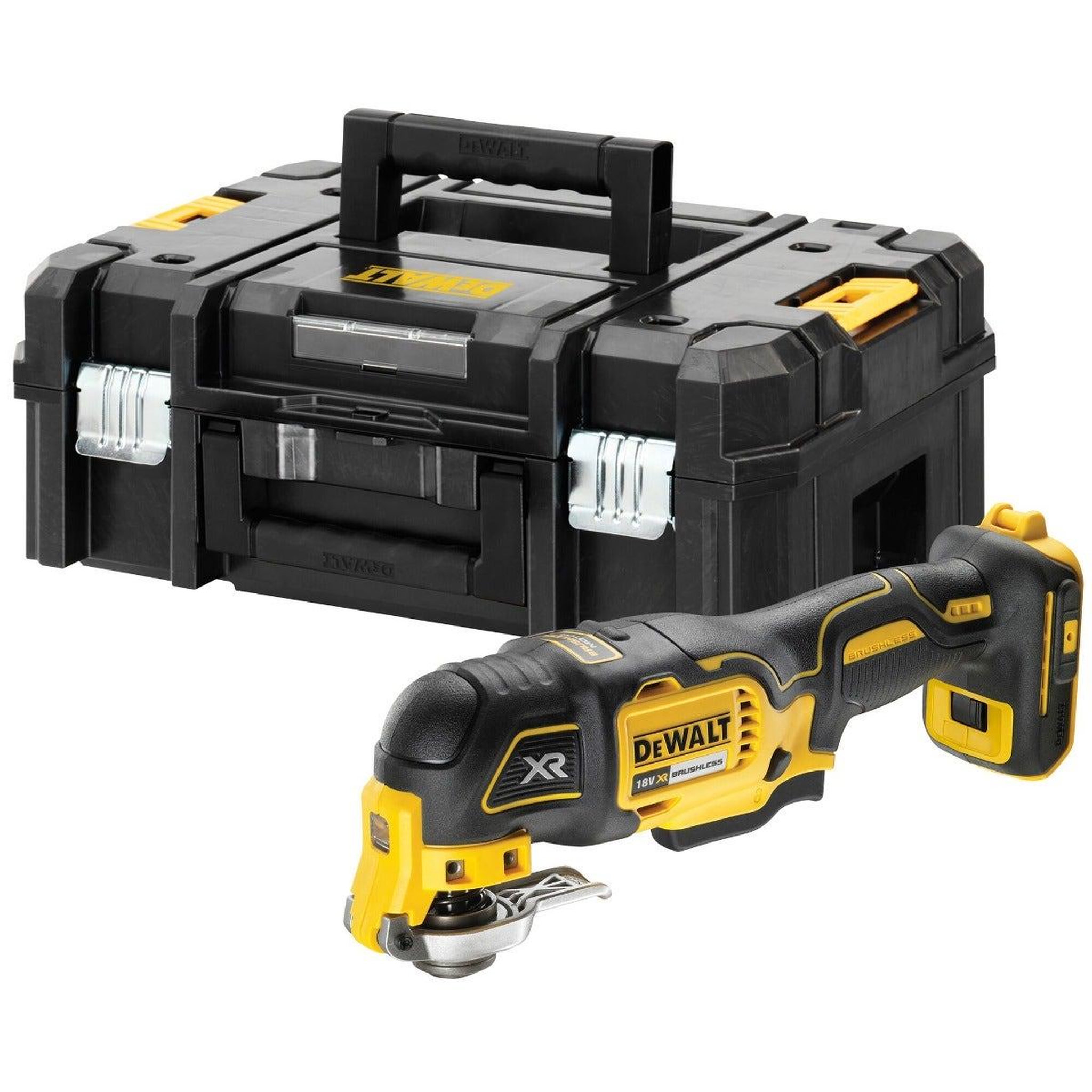 Dewalt Outil oscillant multi-cutter xr 18v brushless 3 vitesses + coffret tstak