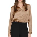 JACQUELINE DE YONG Chemise  Femme JDY Fifi. Coloris disponibles : Marron