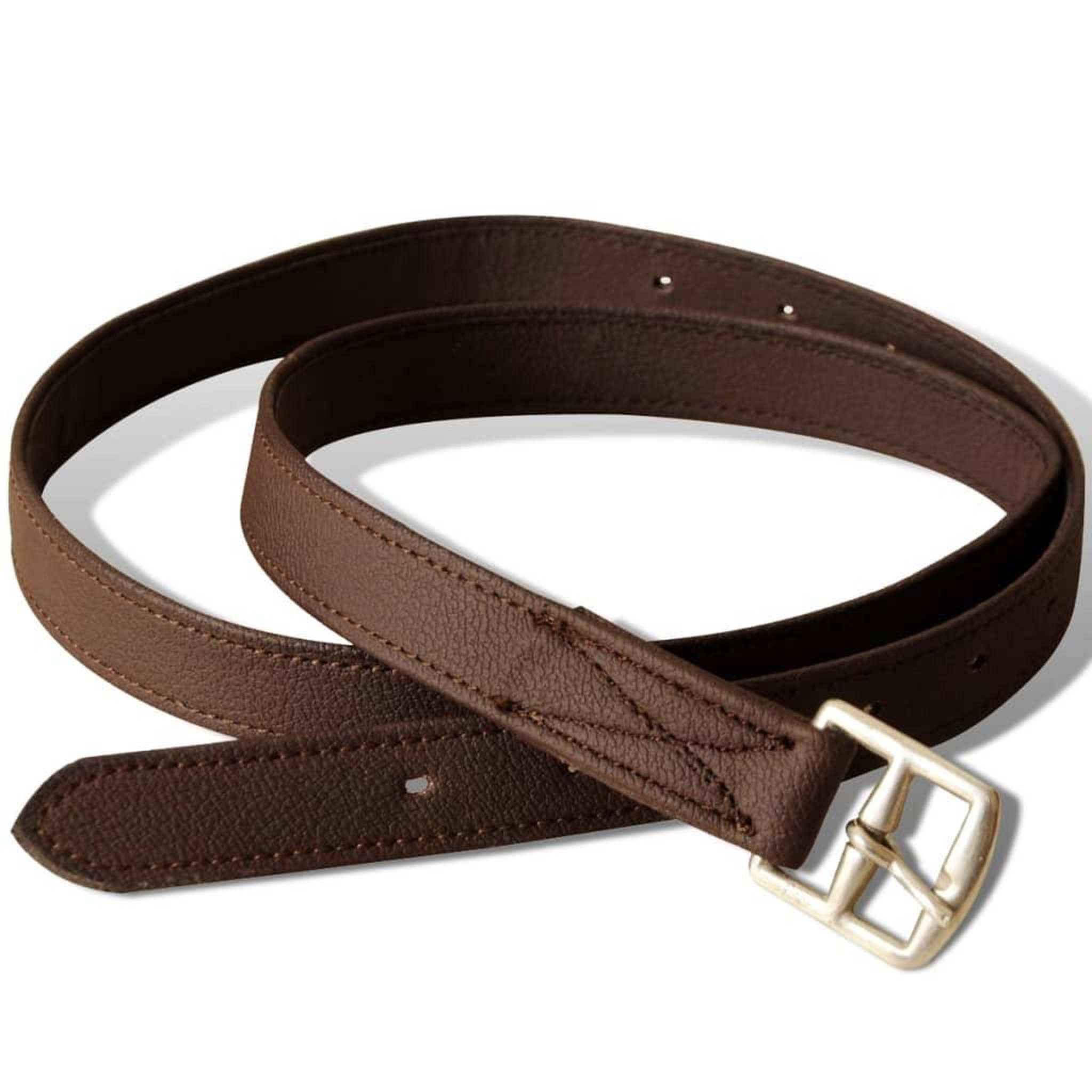 Voir la diapositive 4 : VIDAXL Set de selle equitation 16  en cuir veritable 14 cm 5 en 1 brun