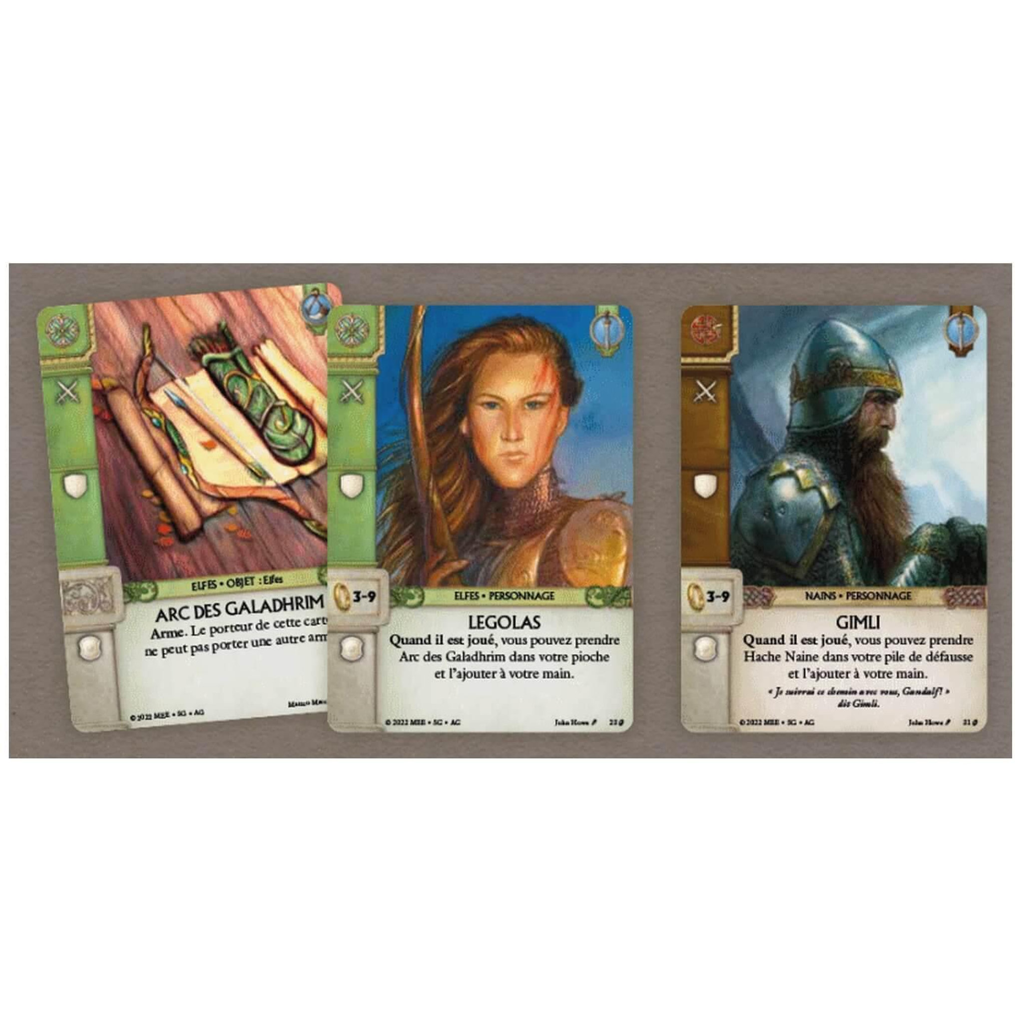 Voir la diapositive 3 : Blackrock Editions Le jeu de cartes : la guerre de l'anneau