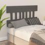 Voir la diapositive 5 : VIDAXL Tete de lit Gris 143,5x3x81 cm Bois massif de pin