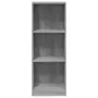 VIDAXL Bibliotheque 3 niveaux Sonoma gris 40x24x109 cm