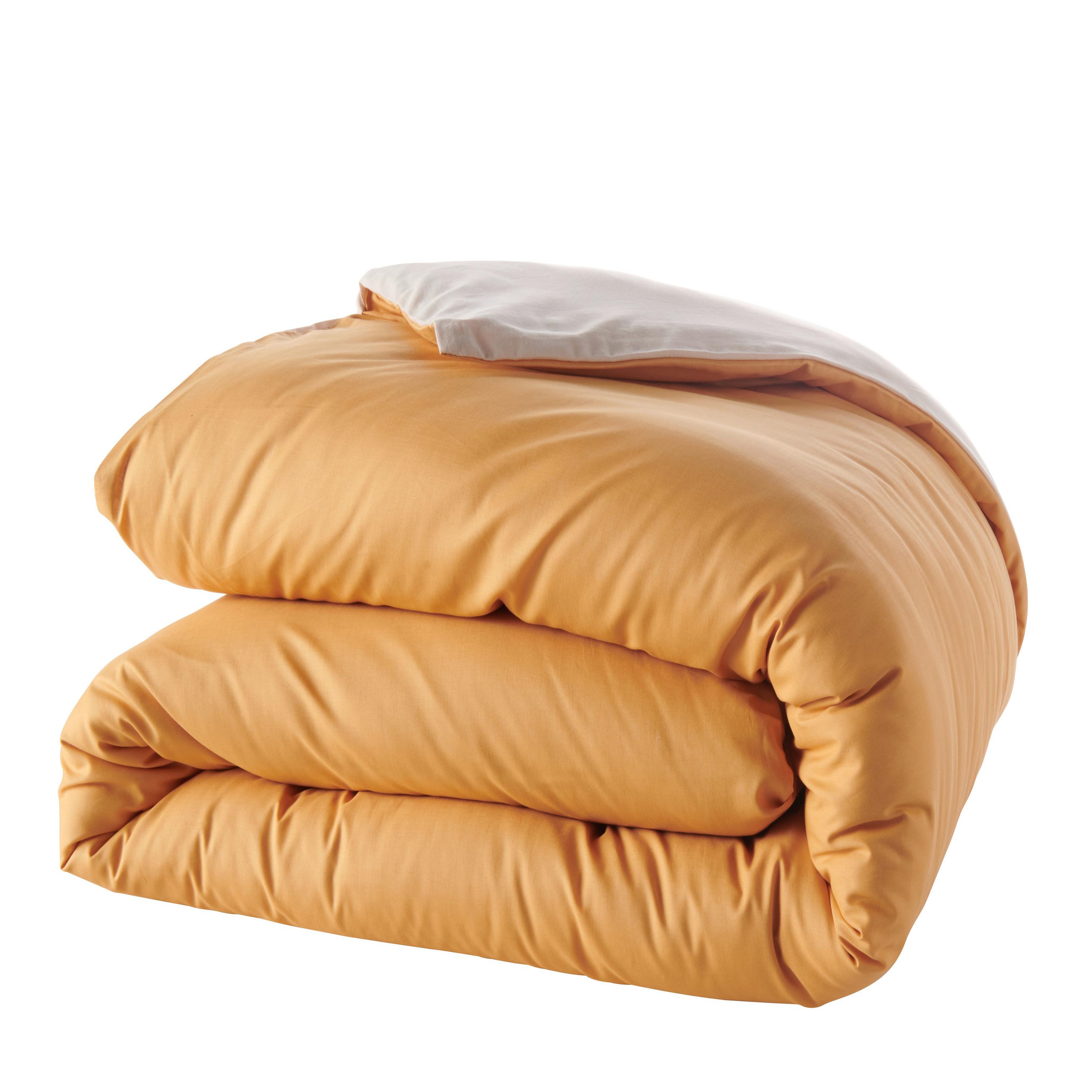 Voir la diapositive 1 : ACTUEL Housse de couette bicolore en coton 57 fils