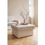 Voir la diapositive 4 : BEST MOBILIER Wilson - pouf avec rangement en tissu et tissu texturé