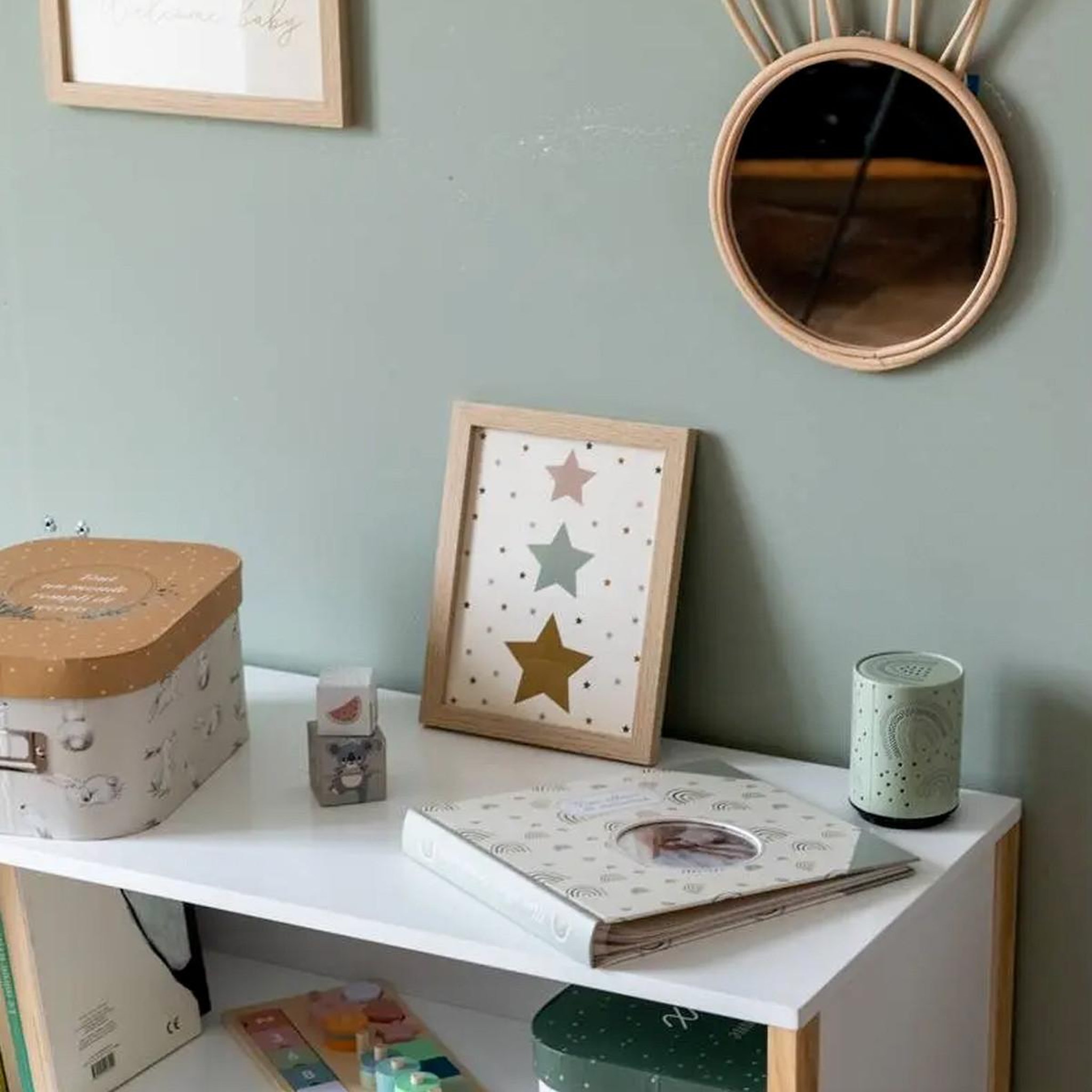 Voir la diapositive 3 : Atmosphera Kids Livre de naissance bébé  album  27cm vert