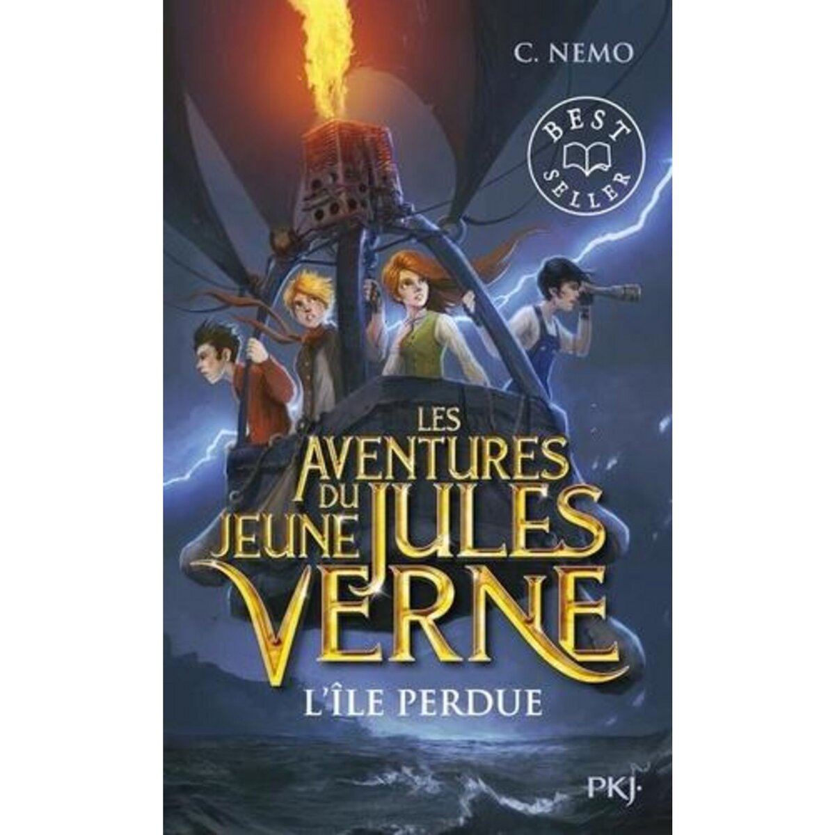 LES AVENTURES DU JEUNE JULES VERNE TOME 1 : L'ILE PERDUE, Capitaine Nemo