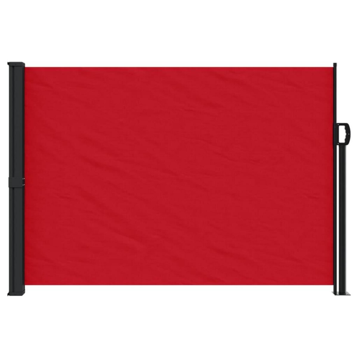 VIDAXL Auvent lateral retractable rouge 140x500 cm