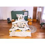 Home collection Parure housse de couette 2pcs 140x200 100% coton 57 fils - pirate