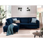 Voir la diapositive 2 : LISA DESIGN Brooke - canapé d'angle gauche - convertible - 5 places - en velours
