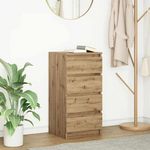 VIDAXL Buffet chene artisanal 37,5x35x76 cm bois d'ingenierie