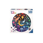 RAVENSBURGER Puzzle Ravensburger rond Rêves Circle of Colors 500 pièces