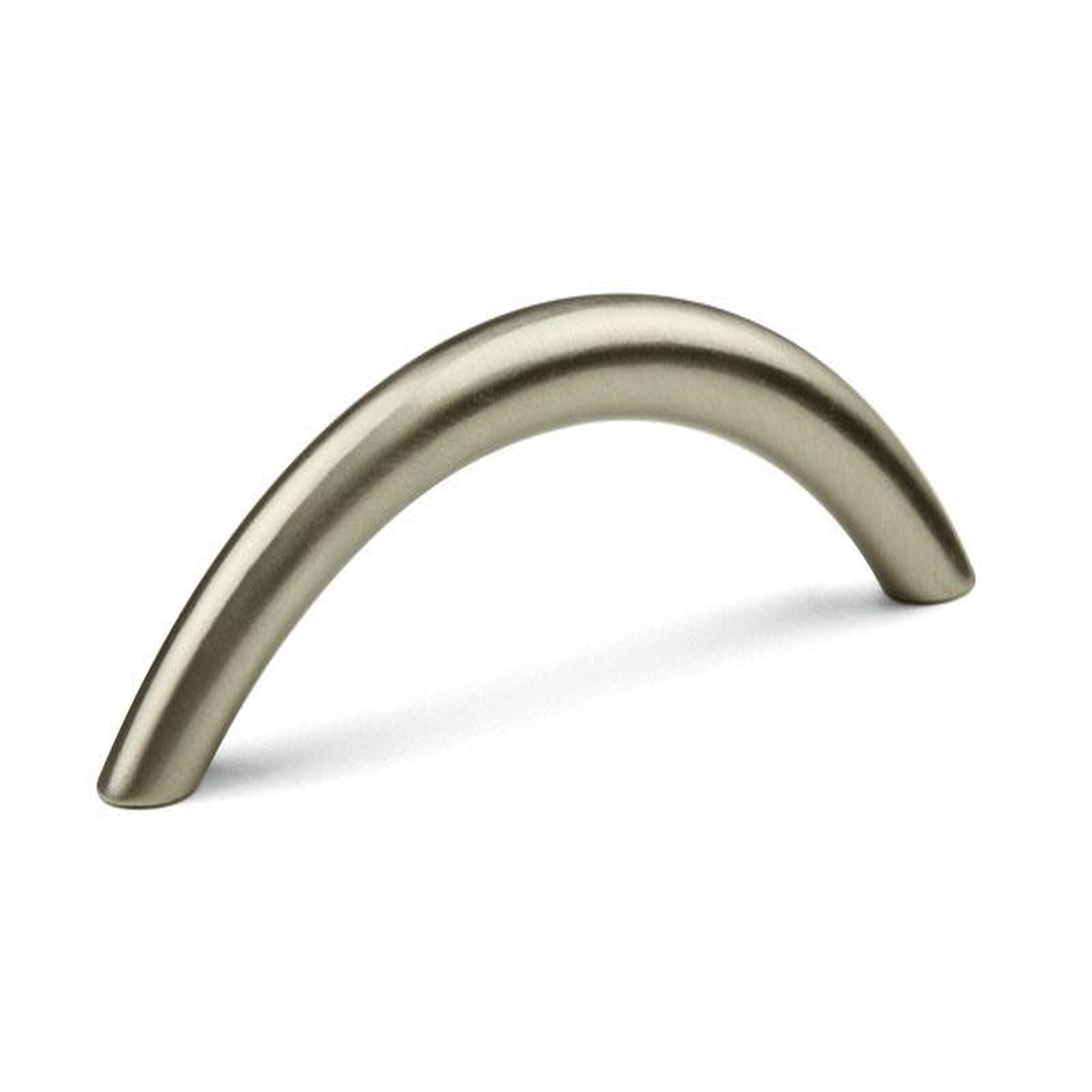 CENTRALE BRICO Poignée de meuble Beta 128 nickel brossé + vis