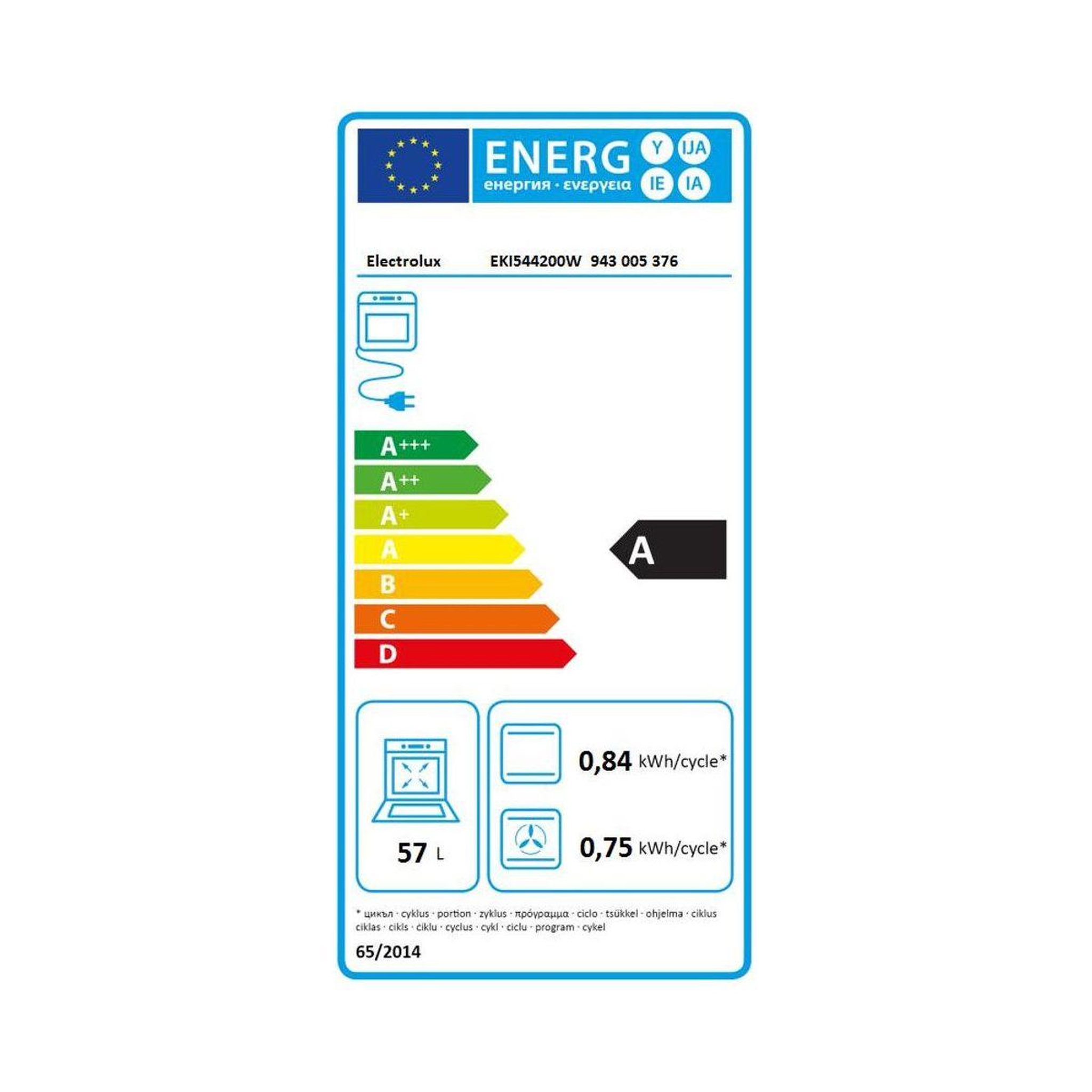 Voir la diapositive 6 : ELECTROLUX Cuisinière induction eki544200w